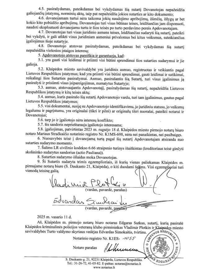 Skulptūros "Seklys" perdavimas miestui - 8